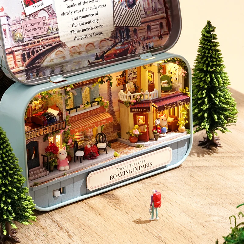 LED cabin box store house furniture diy dollhouse wooden diy doll house miniature dollhouse furniture Kit children home Toy gift
LED cabin box store house furniture diy dollhouse wooden diy doll house miniature dollhouse furniture Kit children home Toy gift