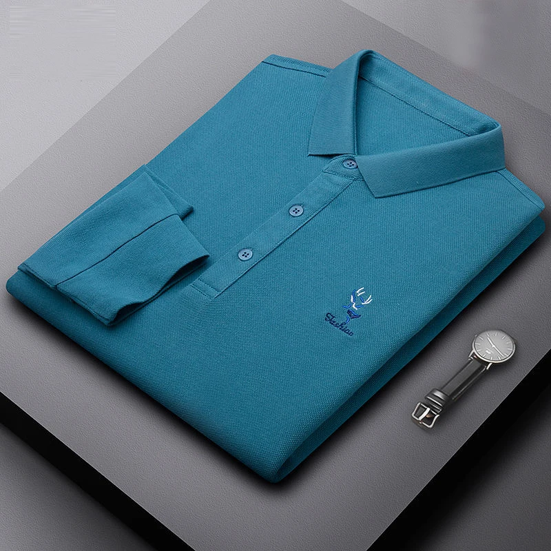 2022 Top Quality new 100% Cotton Brand Designer Embroidery Polo Shirts With Long Sleeve Flip collar Casual Tops Men's Clothing
2022 Top Quality new 100% Cotton Brand Designer Embroidery Polo Shirts With Long Sleeve Flip collar Casual Tops Men's Clothing