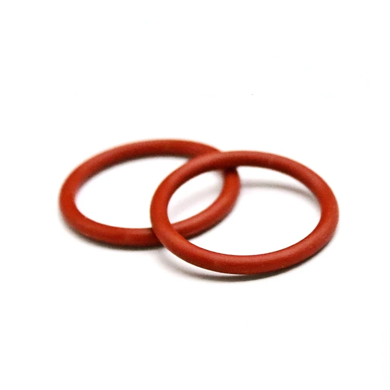 CS 1 мм 5 уплотнительное кольцо из пищевого силикона OD 4-75 Красное