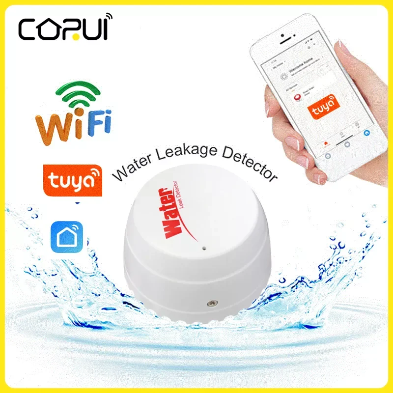 NEW2023 Wifi Water Leakage Sensor Alarm Leak Sound Smart Life APP Flood Alert Overflow Security Smart Home
NEW2023 Wifi Water Leakage Sensor Alarm Leak Sound Smart Life APP Flood Alert Overflow Security Smart Home