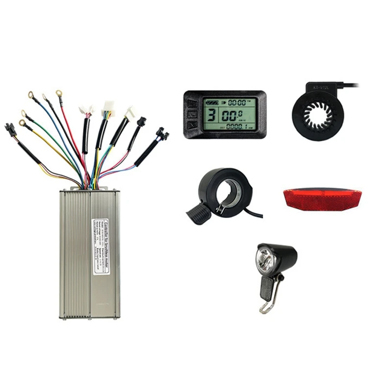 E-Bike Controller KT-30A Sinewave Brushless Controller Sine Wave Controller 48V 1000W With LCD7U Display 130X Throttle PAS
E-Bike Controller KT-30A Sinewave Brushless Controller Sine Wave Controller 48V 1000W With LCD7U Display 130X Throttle PAS
