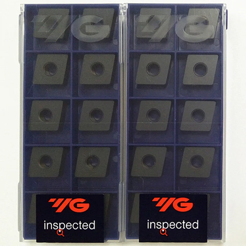 CNMA120404 YG1001 / CNMA120408 YG1001 / CNMA120412 YG1001 / CNMA160612 YG1001 карбидные вставки с ЧПУ 10 шт./корт.
CNMA120404 YG1001 / CNMA120408 YG1001 / CNMA120412 YG1001 / CNMA160612 YG1001 карбидные вставки с ЧПУ 10 шт./корт.