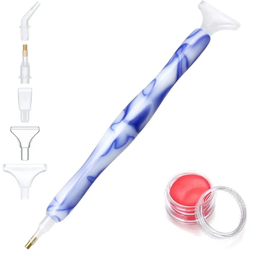 New 5D DIY Diamond Painting Tool Accessories Handmade Resin Point Drill Pen With Clay And Replaceable Nibs
New 5D DIY Diamond Painting Tool Accessories Handmade Resin Point Drill Pen With Clay And Replaceable Nibs