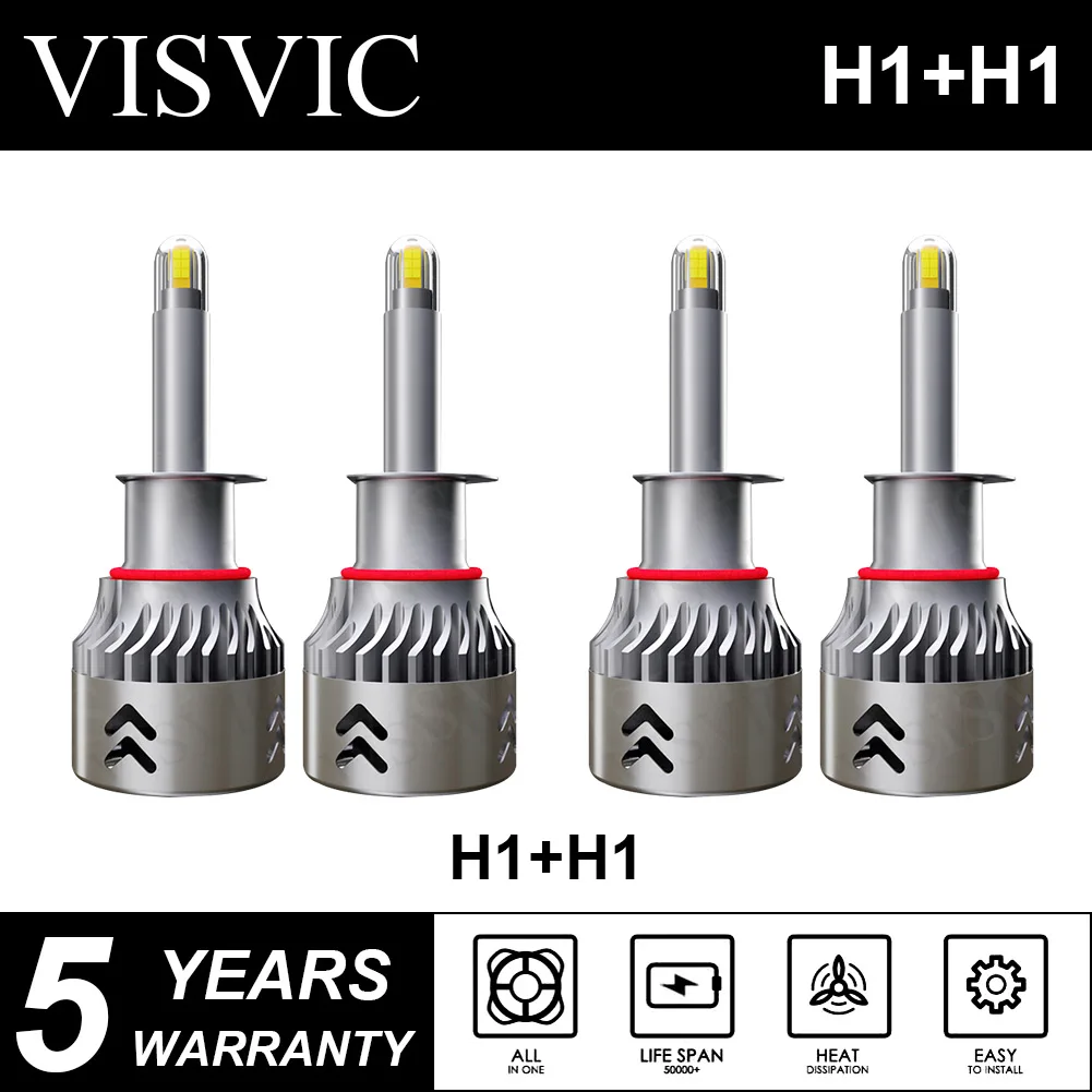 Combo H1 H1 6000K White LED Headlight Bulb High/Low Beam Replacement HID SH
Combo H1 H1 6000K White LED Headlight Bulb High/Low Beam Replacement HID SH
