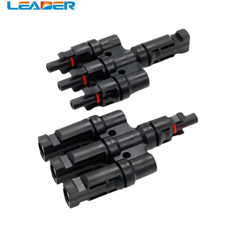 LEADER SOLAR 5 Pairs/Lot 3 In 1 T Branch PV Connector Manufactuers TUV IP67 PV PV Connector Used for Solar Cable 2.5/4/6 Mm²
LEADER SOLAR 5 Pairs/Lot 3 In 1 T Branch PV Connector Manufactuers TUV IP67 PV PV Connector Used for Solar Cable 2.5/4/6 Mm²