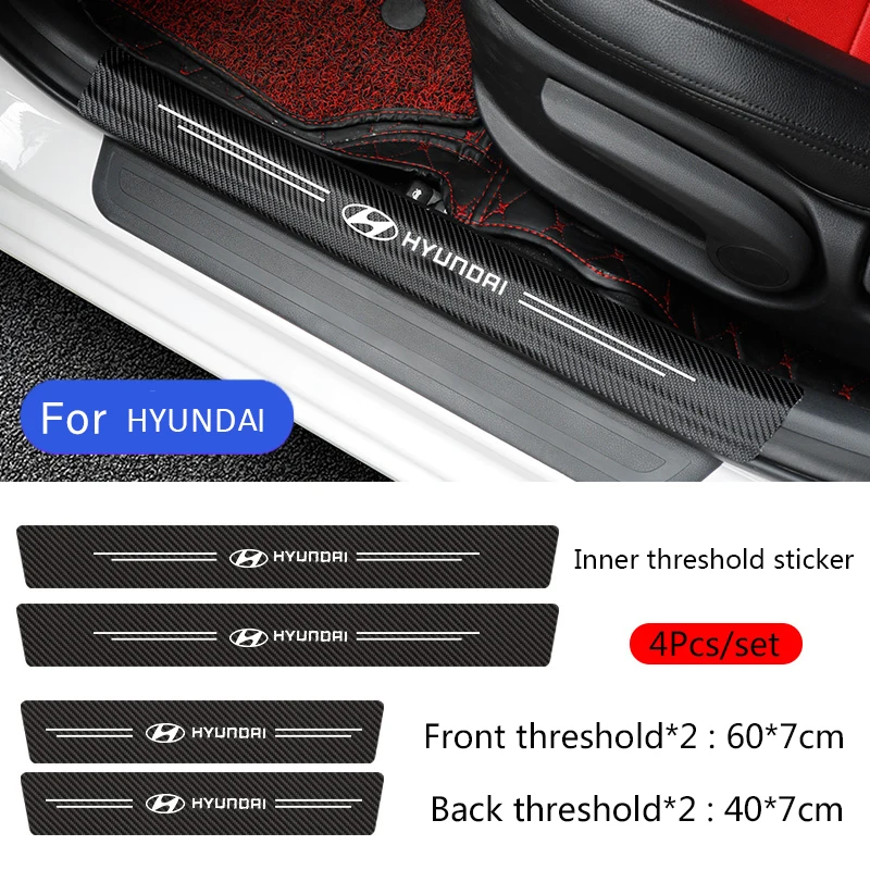 Car Anti Scratch Threshold Stickers for Hyundai Elantra Veloster Verna Sonata Rohens Encino Reina Tucson Mistra Genesis Tiburon
Car Anti Scratch Threshold Stickers for Hyundai Elantra Veloster Verna Sonata Rohens Encino Reina Tucson Mistra Genesis Tiburon