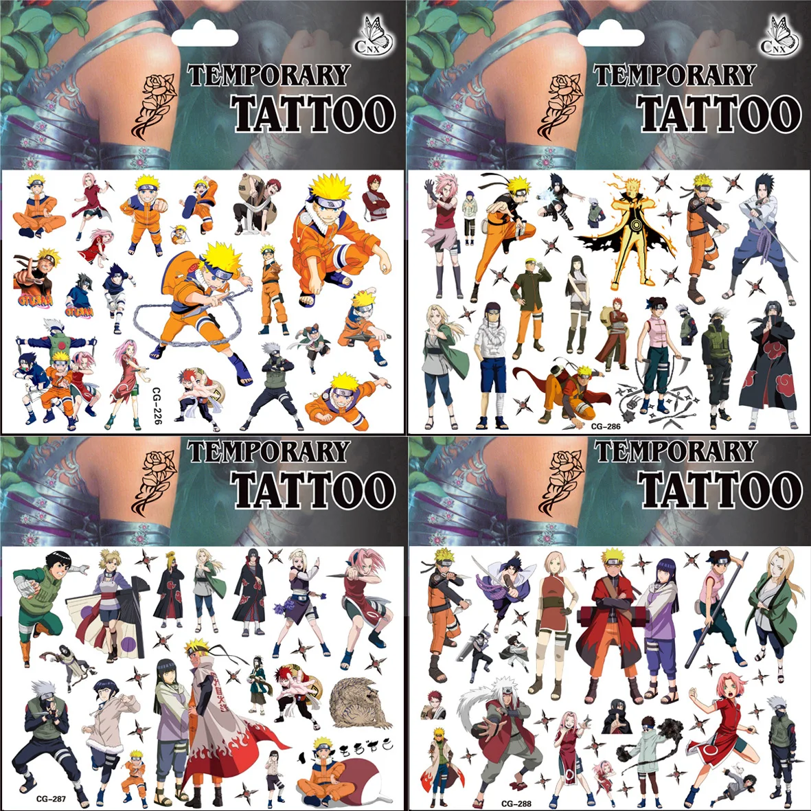 Naruto Anime Cartoon Children Tattoo Stickers Water Transfer Stickers Kindergarten Reward Fashion Cute Decorative Stickers
Naruto Anime Cartoon Children Tattoo Stickers Water Transfer Stickers Kindergarten Reward Fashion Cute Decorative Stickers
