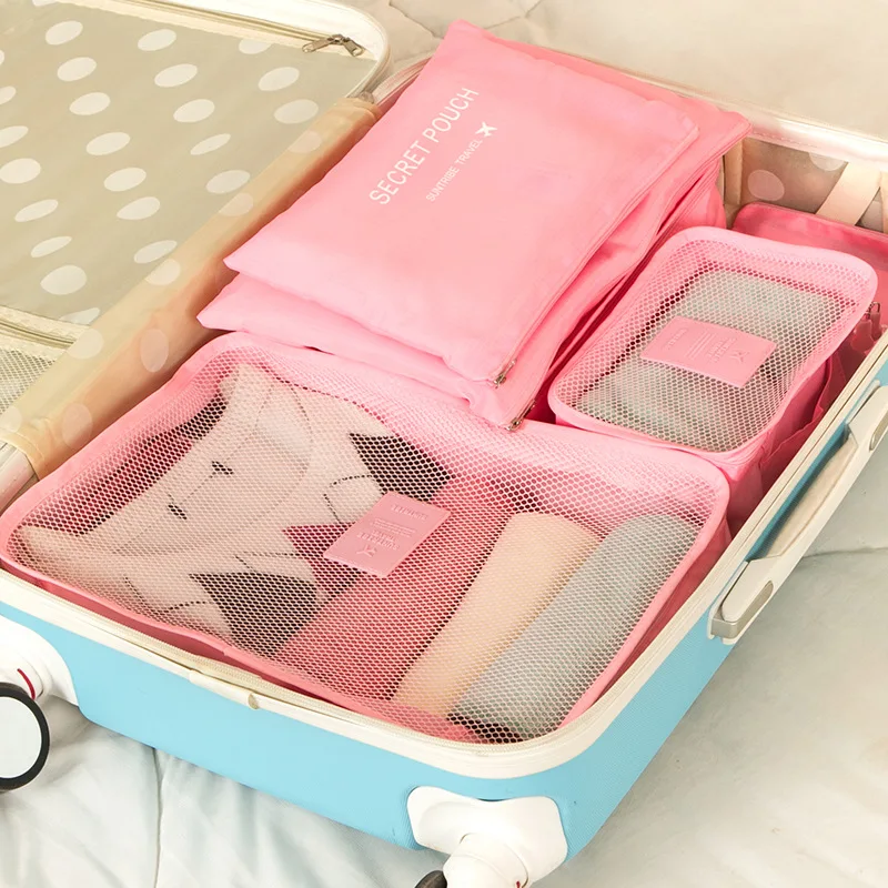 Korean Version Travel Storage Bag 6-piece Waterproof Clothing Organizing Bag Bags Travel Storage Bag 6-piece Set
Korean Version Travel Storage Bag 6-piece Waterproof Clothing Organizing Bag Bags Travel Storage Bag 6-piece Set