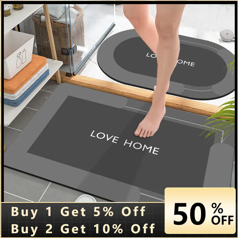 Super Absorbent Bath Mat Instant Drying Mat Bathroom Rug Non-slip Entrance Doormat Nappa Skin Floor Mat Toilet Carpet Home Decor
Super Absorbent Bath Mat Instant Drying Mat Bathroom Rug Non-slip Entrance Doormat Nappa Skin Floor Mat Toilet Carpet Home Decor