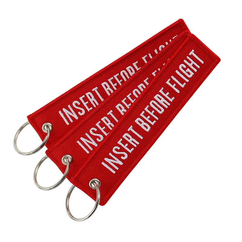 Car Key Ring INSERT BEFORE FLIGHT Keychain Jewelry Popular llaver Motorcycle Key Tag OEM Red Embroidery 1 Pc
Car Key Ring INSERT BEFORE FLIGHT Keychain Jewelry Popular llaver Motorcycle Key Tag OEM Red Embroidery 1 Pc
