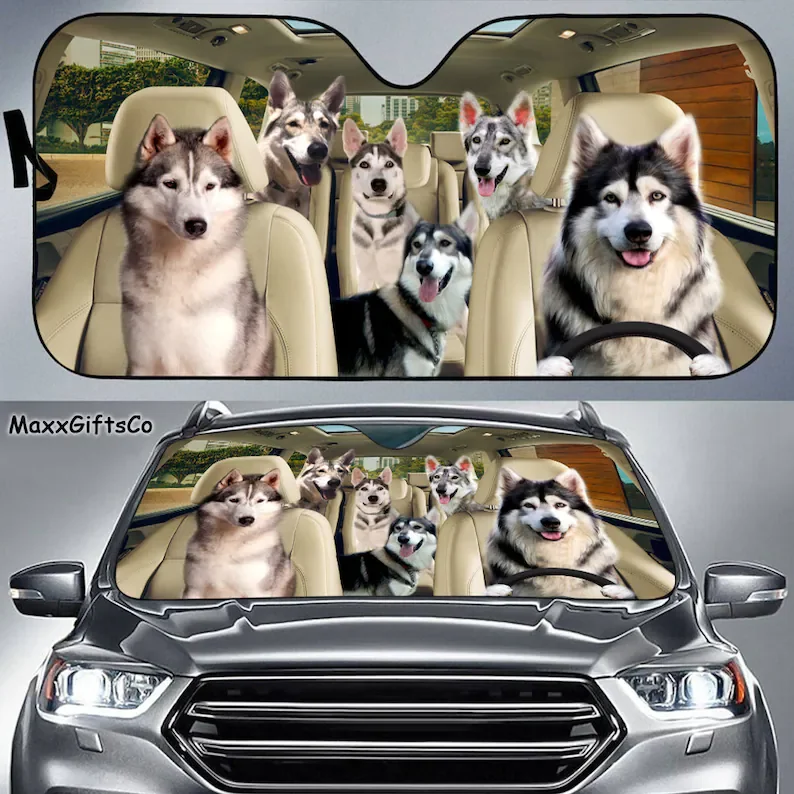 Northern Inuit Do Car Sun Shade, Northern Inuit Do Windshield, Dogs Family Sunshade, Dog Car Accessories, Car Decoration, Gift F
Northern Inuit Do Car Sun Shade, Northern Inuit Do Windshield, Dogs Family Sunshade, Dog Car Accessories, Car Decoration, Gift F