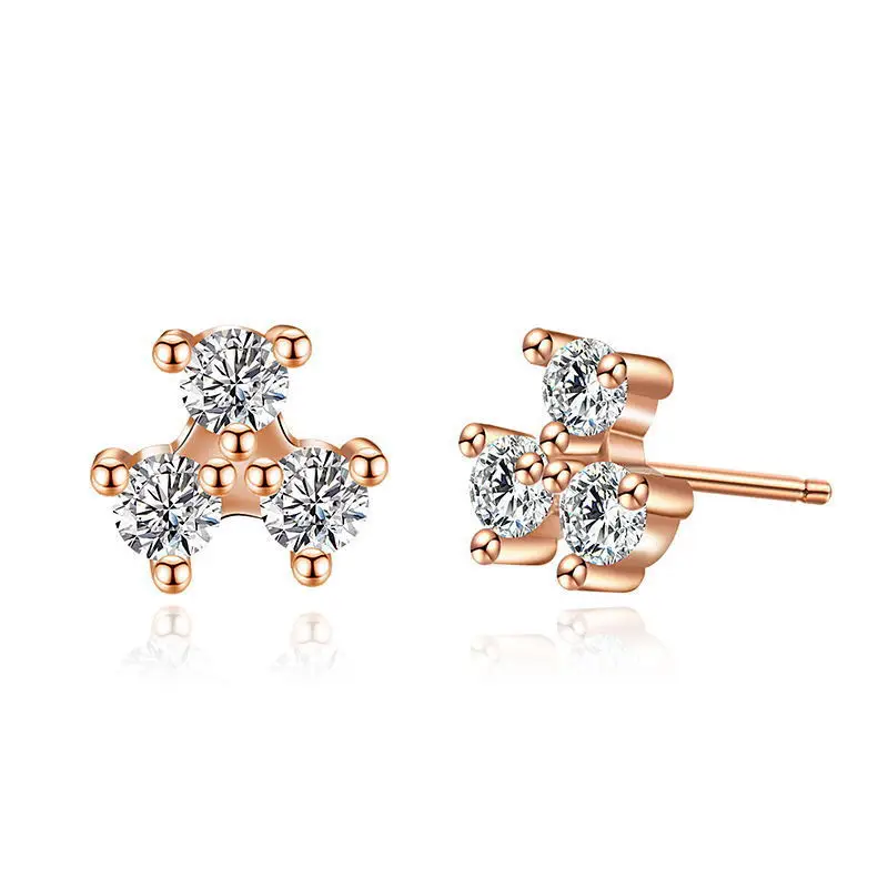 Trendy Rose Gold Rhinestone Statement Stud Earrings For Women Girls Fashion Jewelry Wholesale 
Trendy Rose Gold Rhinestone Statement Stud Earrings For Women Girls Fashion Jewelry Wholesale