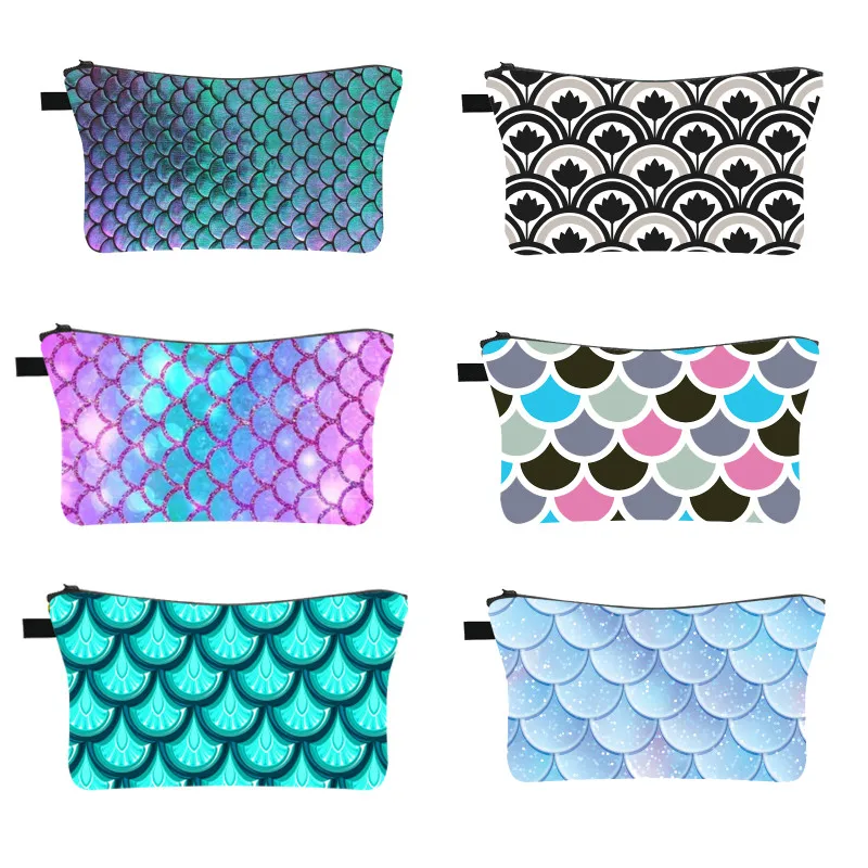 Women Mermaid Cosmetic Bag Large Capacity Travel Toiletries Storage Organizer Korean Girls Makeup Brushes Case Fish Scale Pocket
Women Mermaid Cosmetic Bag Large Capacity Travel Toiletries Storage Organizer Korean Girls Makeup Brushes Case Fish Scale Pocket