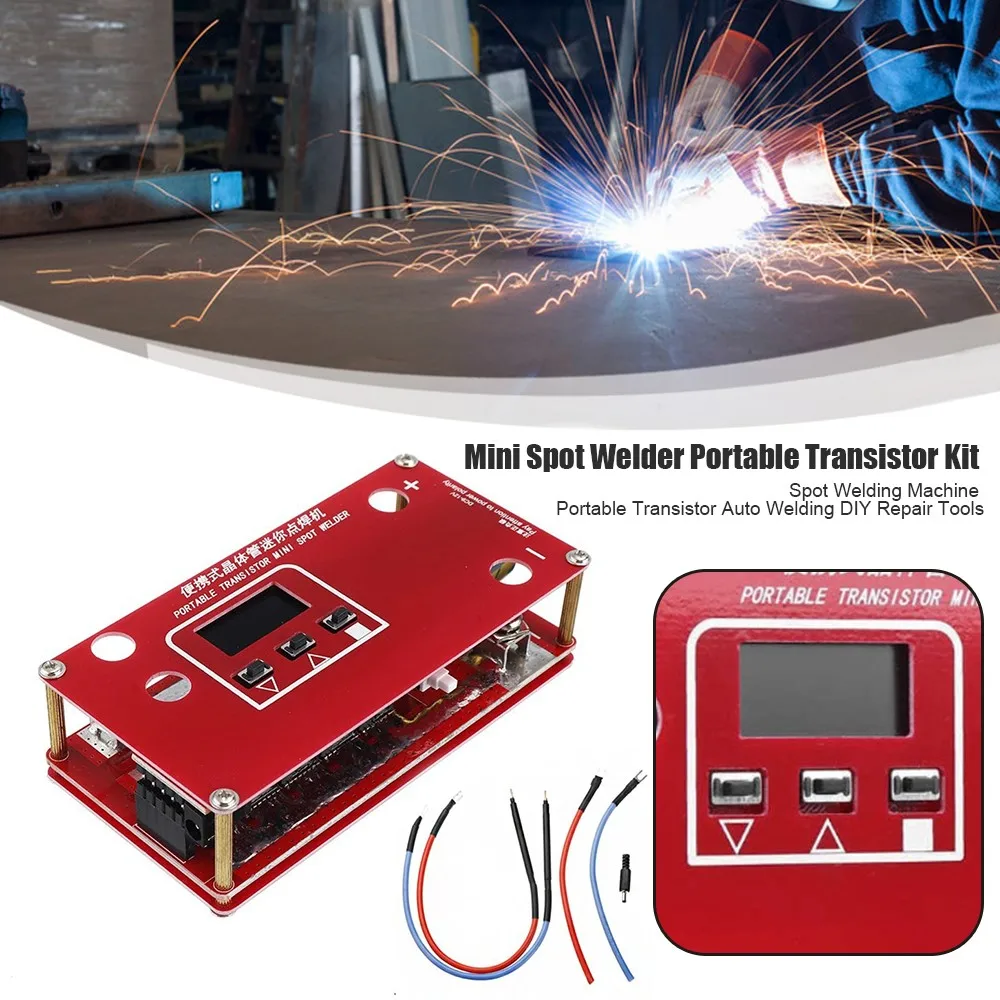 Mini Spot Welder for 18650 Battery Portable Transistor Kit Spot Welding Machine Portable Transistor Auto Welding DIY Repair Tool
Mini Spot Welder for 18650 Battery Portable Transistor Kit Spot Welding Machine Portable Transistor Auto Welding DIY Repair Tool