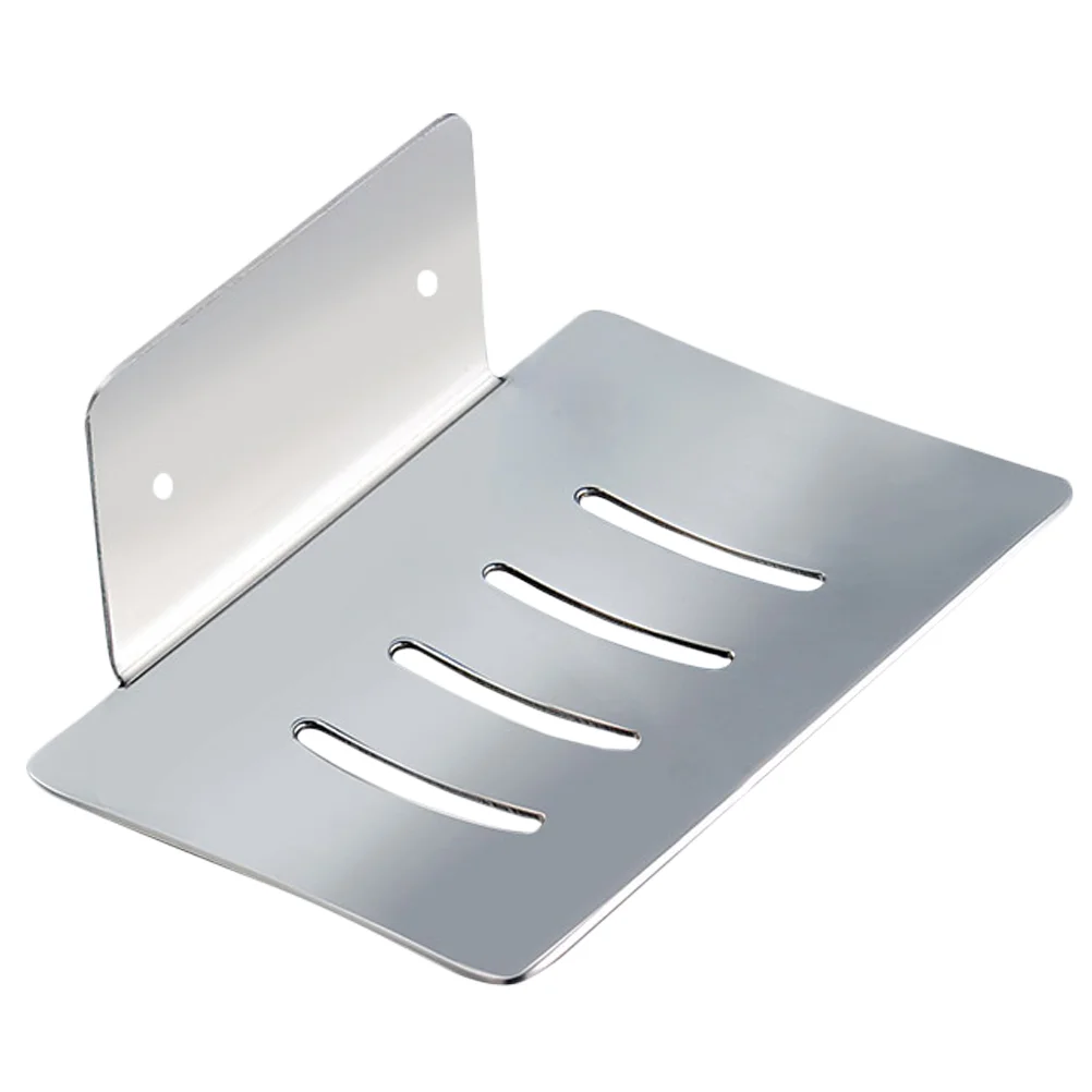 1pc Soap Rack Wall Mounted Stainless Steel Practical Durable Holder Draining Board Rack for Soap
1pc Soap Rack Wall Mounted Stainless Steel Practical Durable Holder Draining Board Rack for Soap
