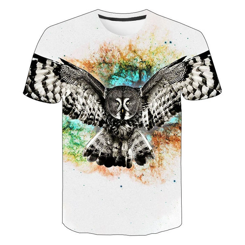 2022 Summer Owl T Shirt Men Women Children 3D Print Tshirt Casual Streetwear Boy Girl Kids Fashion Short Sleeve T-shirt Tops Tee
2022 Summer Owl T Shirt Men Women Children 3D Print Tshirt Casual Streetwear Boy Girl Kids Fashion Short Sleeve T-shirt Tops Tee