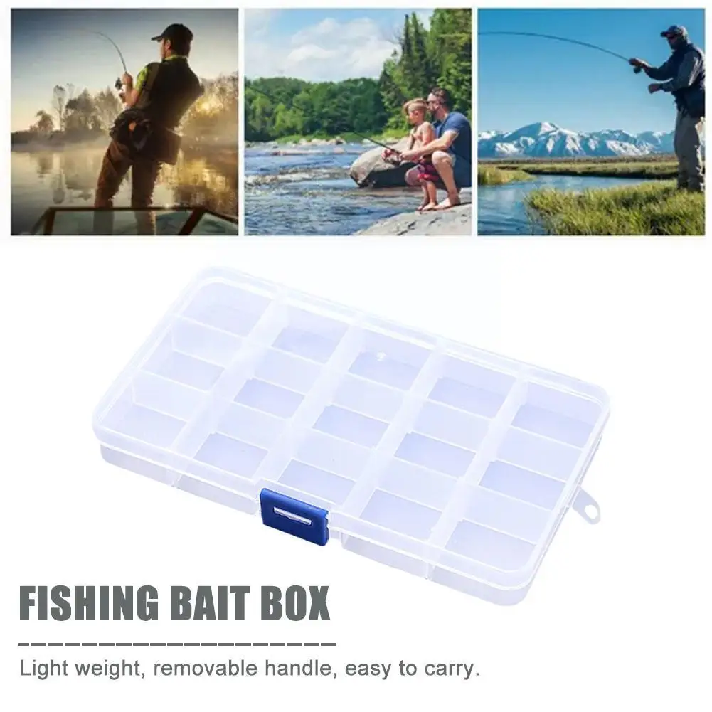 15 Compartment Mini Storage Case Flying Fishing Tackle Fishing Fishing Spoon Bait Box Box Accessories Storage Hook O3W8
15 Compartment Mini Storage Case Flying Fishing Tackle Fishing Fishing Spoon Bait Box Box Accessories Storage Hook O3W8