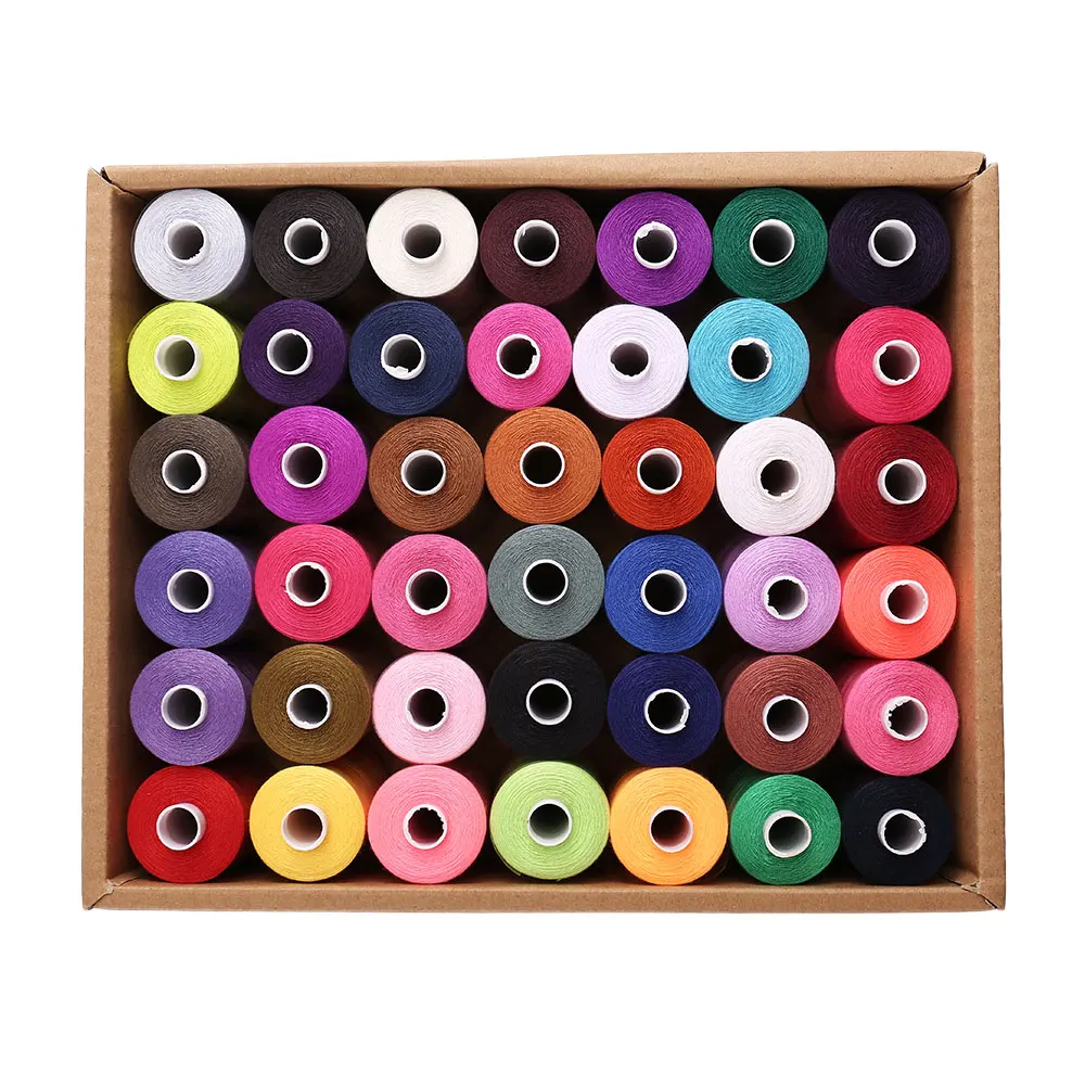 42 Mixed Color 1000 Yard Sewing Thread Tools Quilting Supplies Polyester Embroidery Threads for Machine Hand Stitching Durable
42 Mixed Color 1000 Yard Sewing Thread Tools Quilting Supplies Polyester Embroidery Threads for Machine Hand Stitching Durable