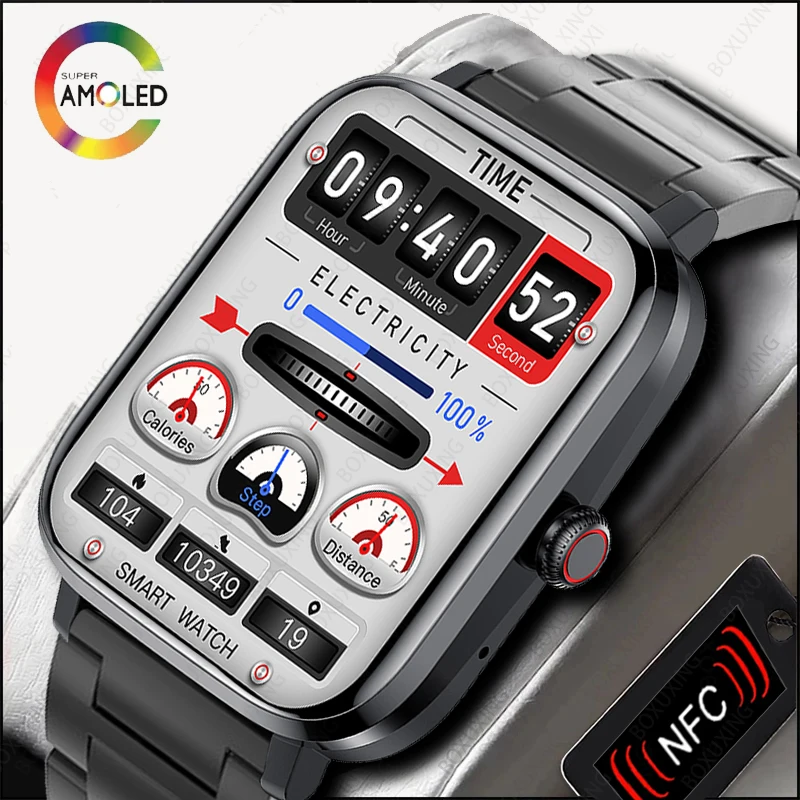 2023 New Bluetooth Call Smart Watch Men NFC Watch 1.85"HD Full Touch Screen Fitness Tracker IP68 Waterproof Smartwatch Men Women
2023 New Bluetooth Call Smart Watch Men NFC Watch 1.85"HD Full Touch Screen Fitness Tracker IP68 Waterproof Smartwatch Men Women
