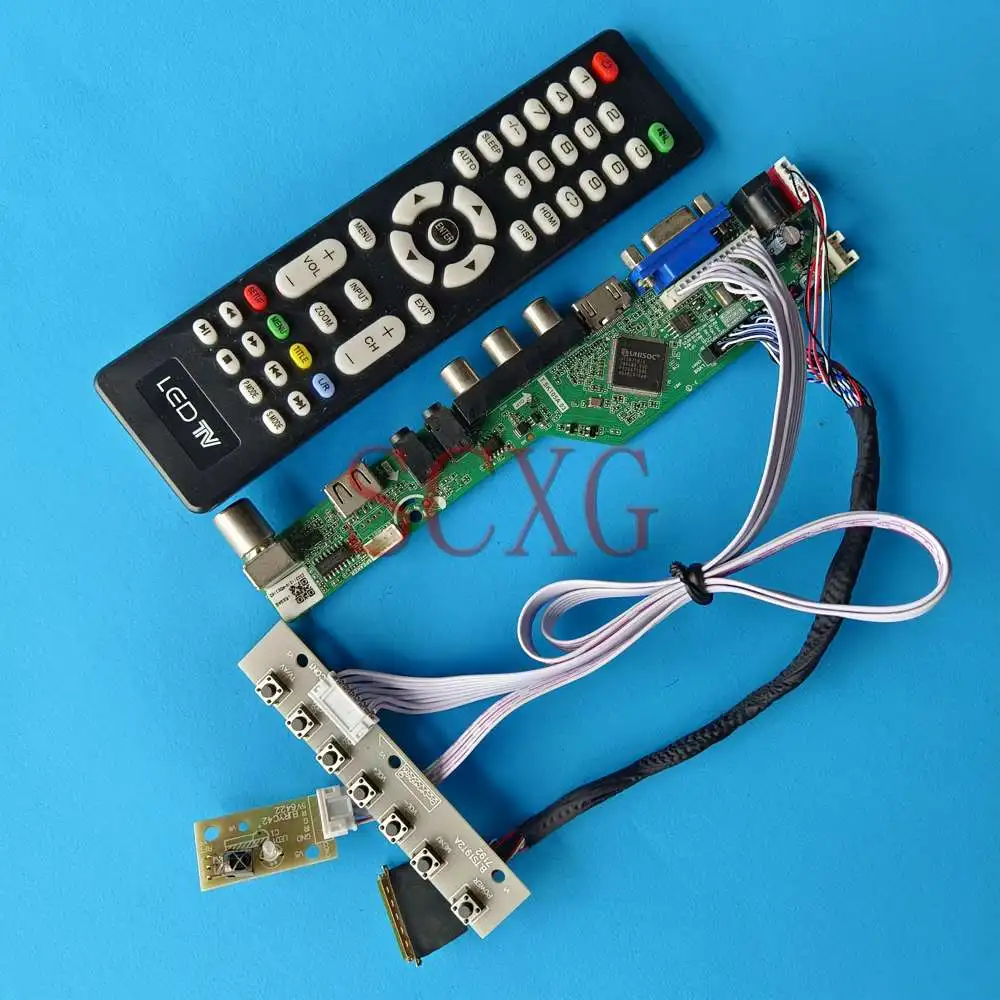 Fit LP173WD1-TLA1 Monitor Driver Board DIY Kit LVDS 40 Pin Analog TV Signal Laptop 1600 900 17.3" AV VGA USB HDMI-Compatible 
Fit LP173WD1-TLA1 Monitor Driver Board DIY Kit LVDS 40 Pin Analog TV Signal Laptop 1600 900 17.3" AV VGA USB HDMI-Compatible