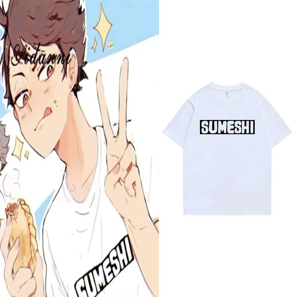 Anime Haikyuu Iwaizumi Hajime Aoba Johsai Same Style Print Tshirt High School Team Uniform Manga Funny Men Women Casual T-shirts
Anime Haikyuu Iwaizumi Hajime Aoba Johsai Same Style Print Tshirt High School Team Uniform Manga Funny Men Women Casual T-shirts
