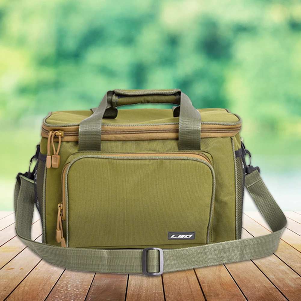 Сумка для рыболовных инструментов, 600D холщовый чехол для рыболовных снастей, вместительная сумка через плечо с несколькими карманами, изно... 
Сумка для рыболовных инструментов, 600D холщовый чехол для рыболовных снастей, вместительная сумка через плечо с несколькими карманами, изно...