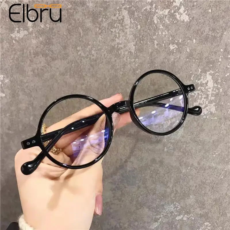 

Elbru New Round Reading Glasses Women Men Ultralight Presbyopic Eyeglasses Unisex Anti Blue Light Hyperopia Eyewear +1~+4 Gafas