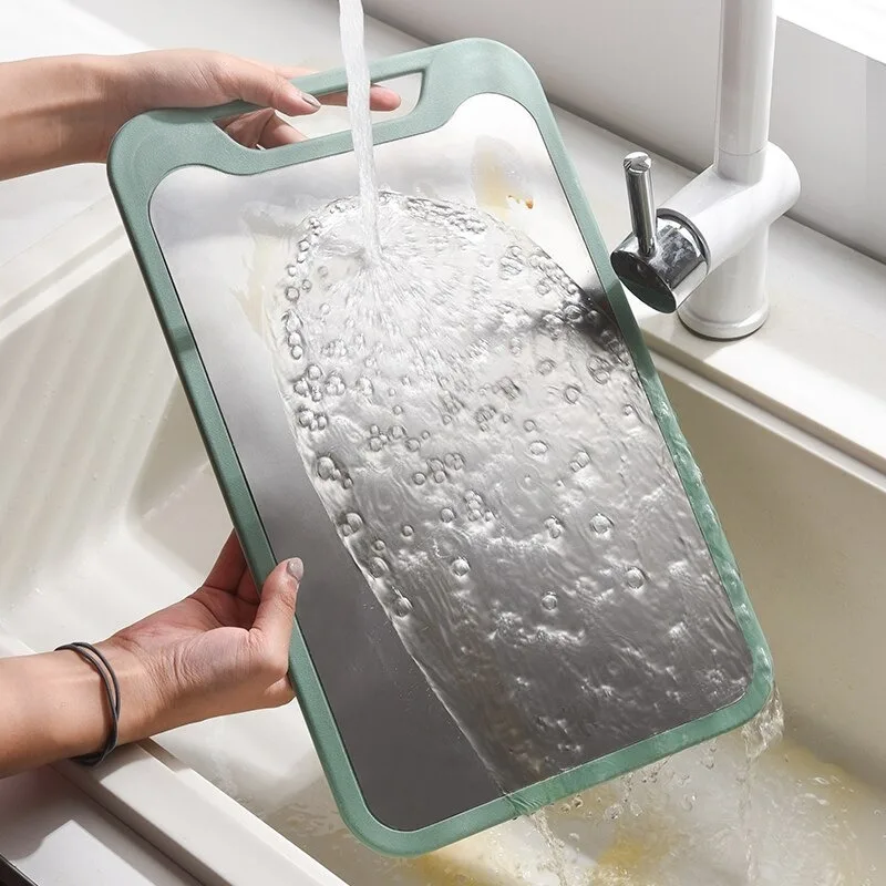 Double-sided Multifunctional Stainless Steel and Plastic Cutting Board Kitchen Essential Goodies Standing Chopping Board Kitchen
Double-sided Multifunctional Stainless Steel and Plastic Cutting Board Kitchen Essential Goodies Standing Chopping Board Kitchen