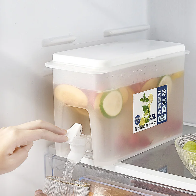 With 3.5l Cold Cold In Refrigerator Capacity Iced Refrigerator Beverage Large Kettle Water Pitcher Faucet Dispenser Dispenser
With 3.5l Cold Cold In Refrigerator Capacity Iced Refrigerator Beverage Large Kettle Water Pitcher Faucet Dispenser Dispenser