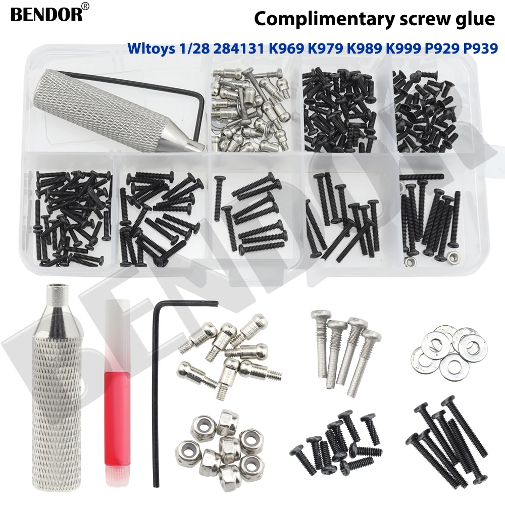 Wltoys K979 K989 K999 284131 K969 P929 1/28 RC Car Screw Allen Wrench Ball Head Screw Nut Swing Arm Screw Spare Parts
Wltoys K979 K989 K999 284131 K969 P929 1/28 RC Car Screw Allen Wrench Ball Head Screw Nut Swing Arm Screw Spare Parts