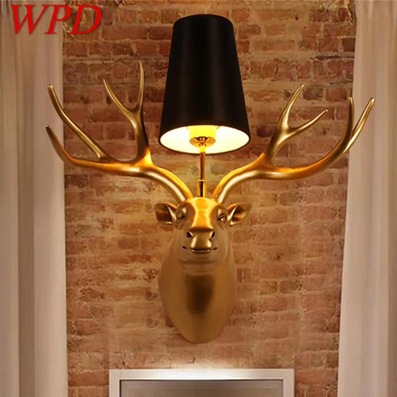 WPD Modern Antlers Wall Lighting Creative Gold LED Indoor Sconce Lamp For Home Decor Living Bedroom Bedside Porch
WPD Modern Antlers Wall Lighting Creative Gold LED Indoor Sconce Lamp For Home Decor Living Bedroom Bedside Porch