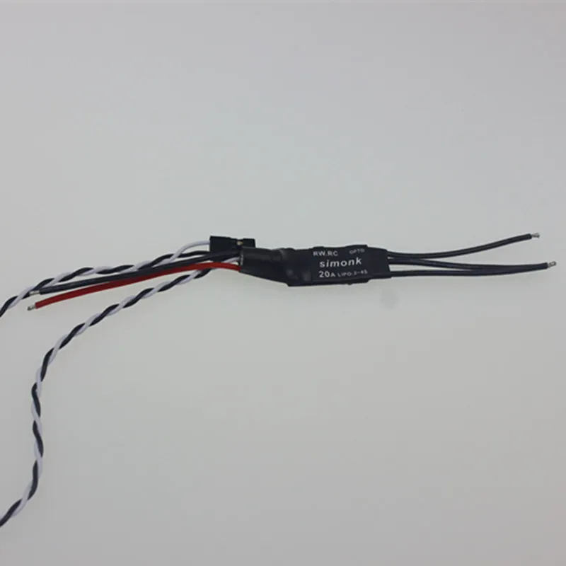 Electronic Speed Controller For RW.RC SimonK Program Firmware OPTO mini 20A 2-4s ESC for 250-320 RC Multicopter Helicopter Drone
Electronic Speed Controller For RW.RC SimonK Program Firmware OPTO mini 20A 2-4s ESC for 250-320 RC Multicopter Helicopter Drone