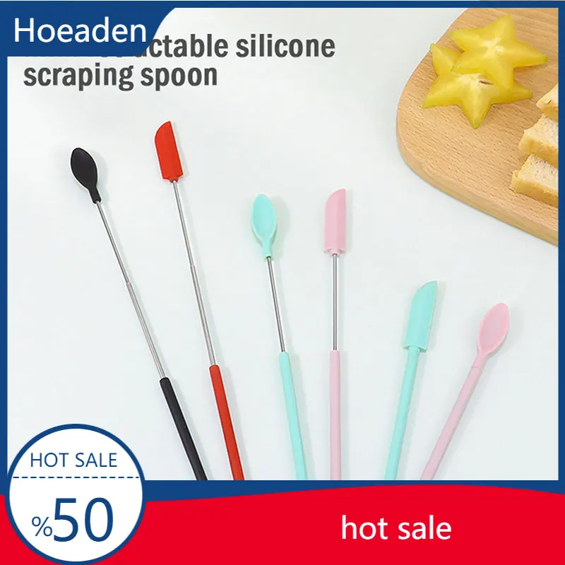 1PC Silicone Mini Spatulas Extendable Slicker-Spoon Cosmetic Bottle Jam Scraper Cream Cake Spatula Kitchen Baking Accessories
1PC Silicone Mini Spatulas Extendable Slicker-Spoon Cosmetic Bottle Jam Scraper Cream Cake Spatula Kitchen Baking Accessories