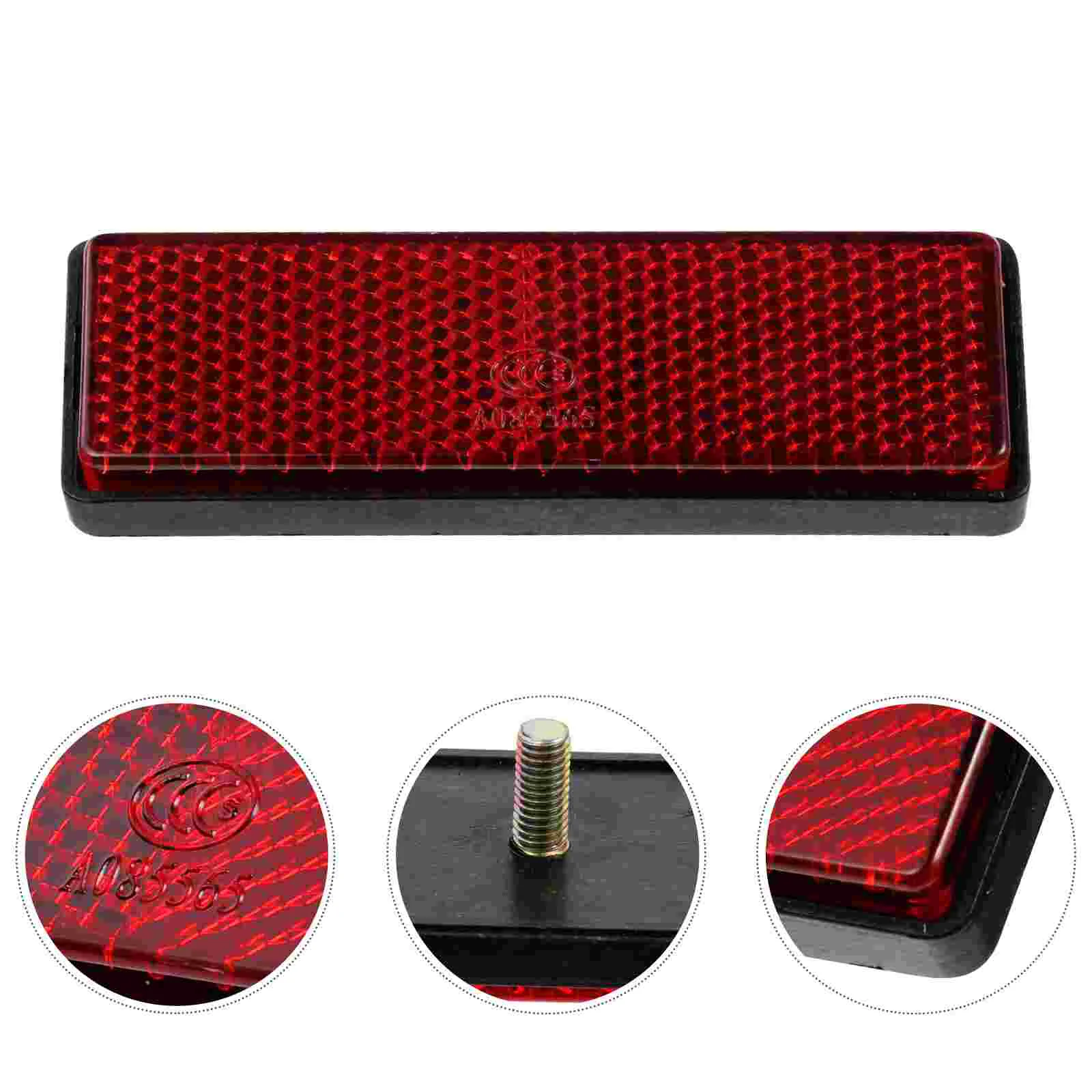 

Bike Reflector Reflectorssafety Warninglight Post Sticker Red Rear Posts Gate Rack Trailer Caution Motorcycles Front Tail