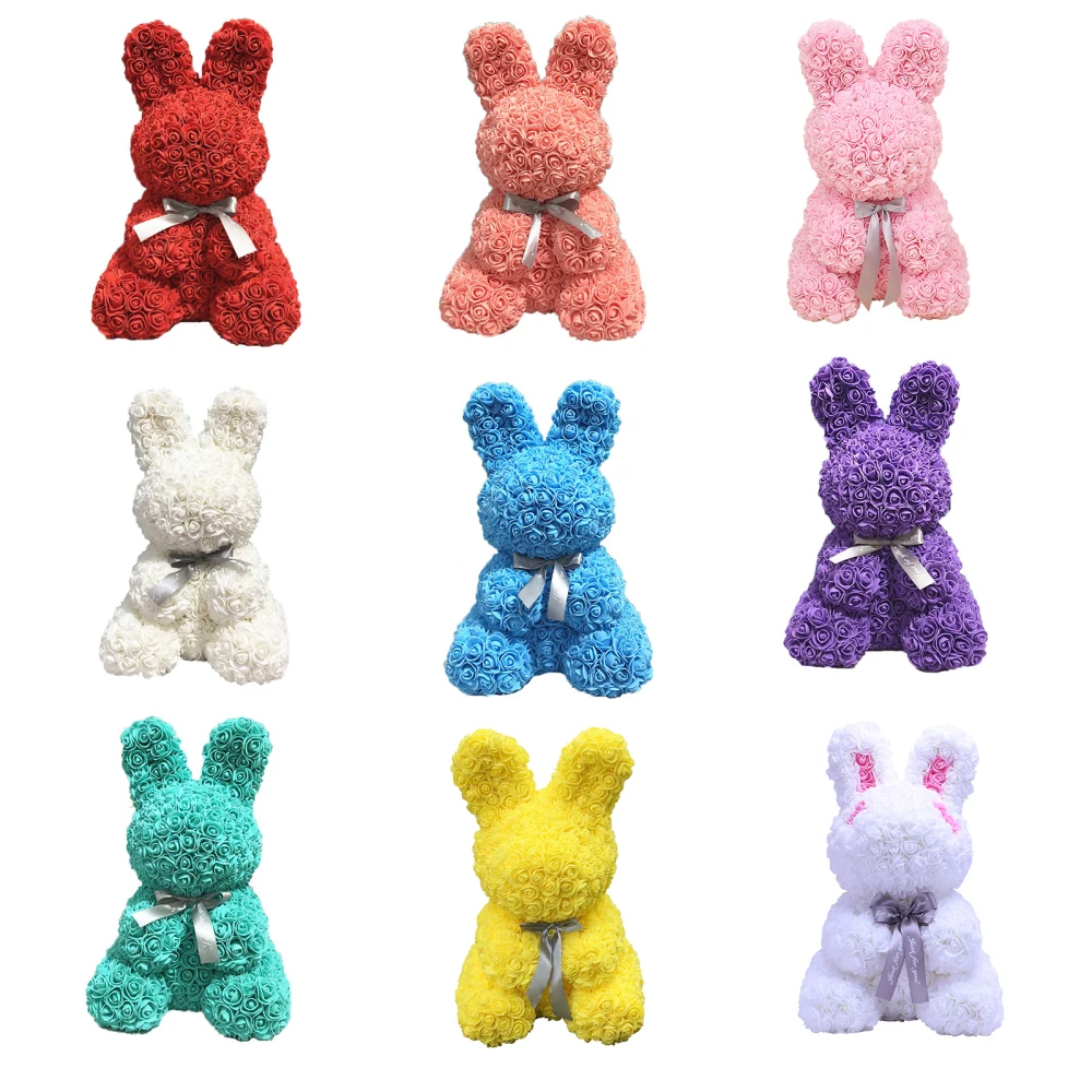 Christmas Gifts Rose Rabbit Immortal Flower Hug Doll Party Decor Simulation Wedding Engagement 28cm Foam Roses Bunny
Christmas Gifts Rose Rabbit Immortal Flower Hug Doll Party Decor Simulation Wedding Engagement 28cm Foam Roses Bunny