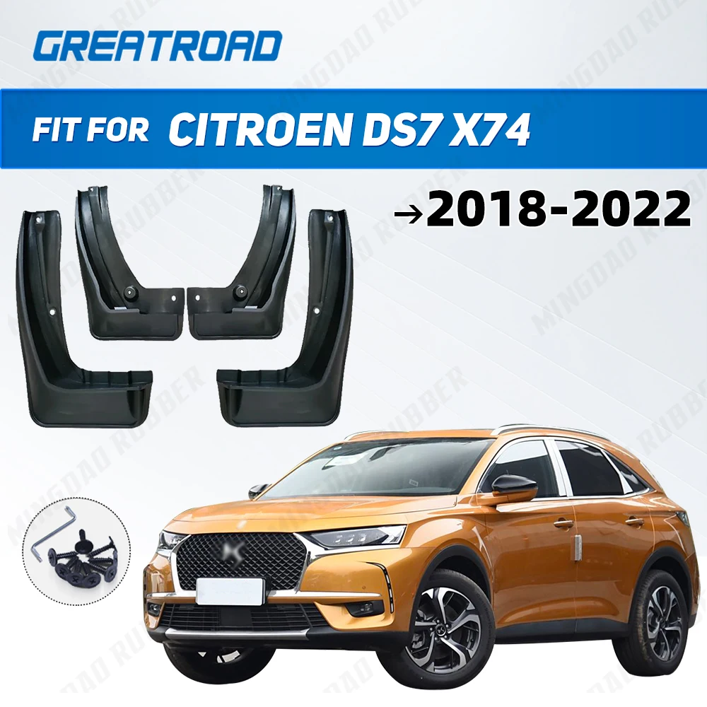 Автомобильные брызговики для Citroen DS7 X74 DS 7 2018 2019 2020 2021 2022, брызговики, аксессуары для брызговиков на крыло
Автомобильные брызговики для Citroen DS7 X74 DS 7 2018 2019 2020 2021 2022, брызговики, аксессуары для брызговиков на крыло
