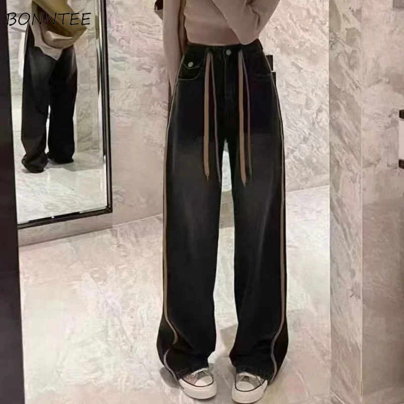 Jeans Women High Waist Wide Leg Baggy Autumn New Fashion Retro Basic Boyfriend Vintage Ladies Streetwear Schoolgirl All-match
Jeans Women High Waist Wide Leg Baggy Autumn New Fashion Retro Basic Boyfriend Vintage Ladies Streetwear Schoolgirl All-match
