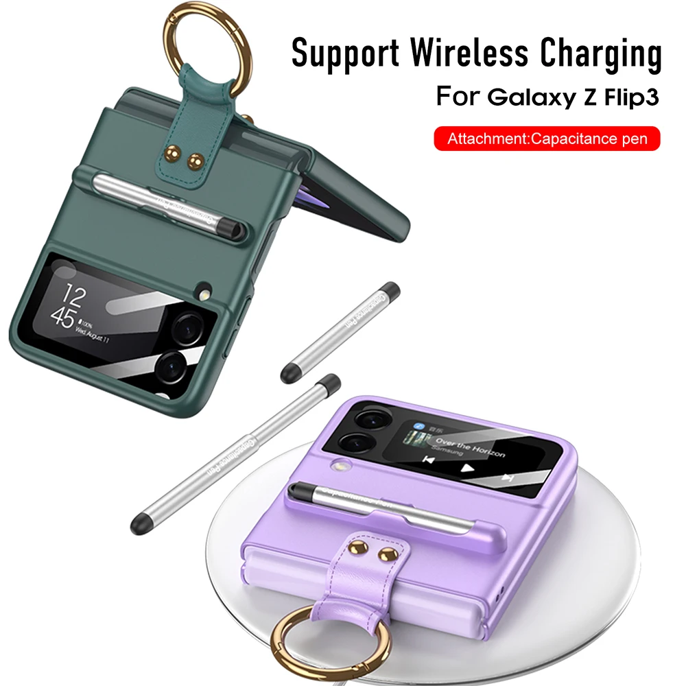 With Pen Ring Holder folding Case For Samsung Galaxy Galaxy Z Flip 3 Cover for Galaxy Z Flip 3 Z Flip3 ZFlip3 ZFlip 3 5G Case
With Pen Ring Holder folding Case For Samsung Galaxy Galaxy Z Flip 3 Cover for Galaxy Z Flip 3 Z Flip3 ZFlip3 ZFlip 3 5G Case