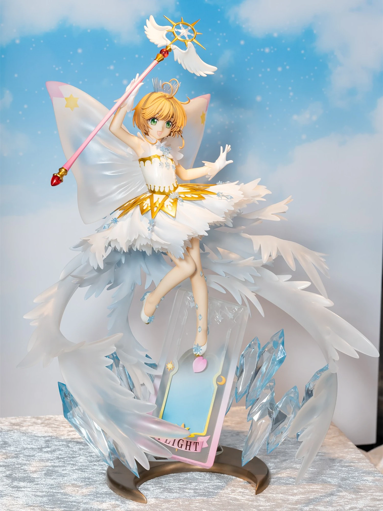 37cm Japanese Anime Card Captor Magic Girl Action Figures Beautiful Girl Pvc Model Collection Ornament Gift
37cm Japanese Anime Card Captor Magic Girl Action Figures Beautiful Girl Pvc Model Collection Ornament Gift