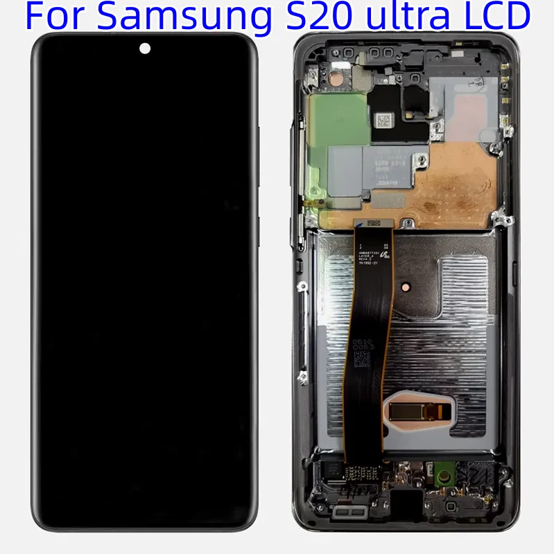 Original AMOLED For Samsung Galaxy S20 ultra Lcd G988/988F Display Touch Screen Digitizer Assembly For Samsung S20u Repair Parts
Original AMOLED For Samsung Galaxy S20 ultra Lcd G988/988F Display Touch Screen Digitizer Assembly For Samsung S20u Repair Parts