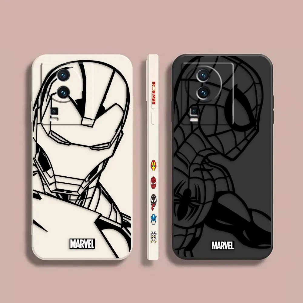 Case For VIVO IQOO 5 7 8 9 10 11 Pro 5G Z3 Z5 Z6 Z7 NEO3 5 5S 6 Colour Simple Liquid Silicone Case Marvel's Spider-Man Iron Man
Case For VIVO IQOO 5 7 8 9 10 11 Pro 5G Z3 Z5 Z6 Z7 NEO3 5 5S 6 Colour Simple Liquid Silicone Case Marvel's Spider-Man Iron Man