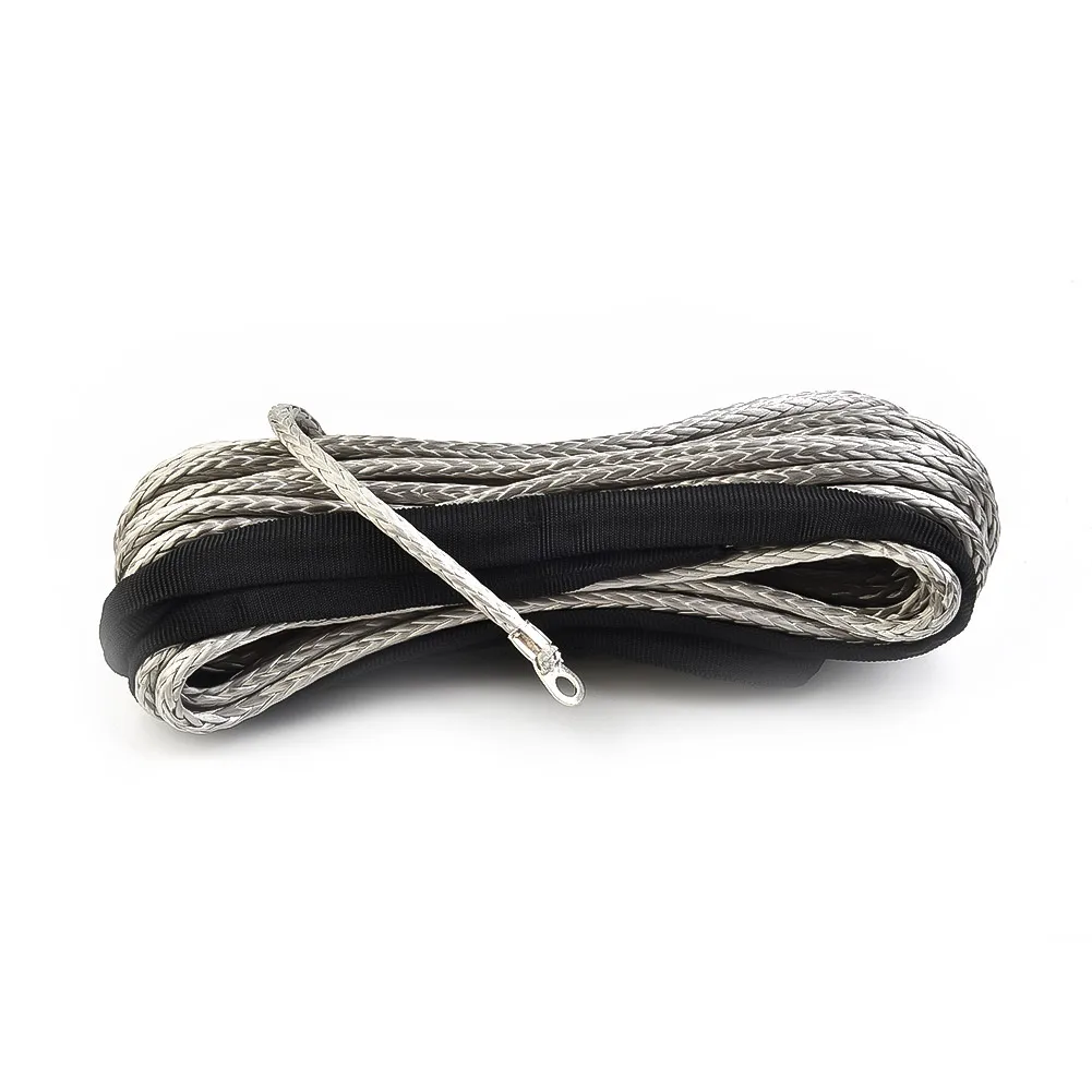 Tow Winch Rope UTV Cable Line Tool With Sheath Gray Equipment Light weight Synthetic High Strength Motorcycles
Tow Winch Rope UTV Cable Line Tool With Sheath Gray Equipment Light weight Synthetic High Strength Motorcycles
