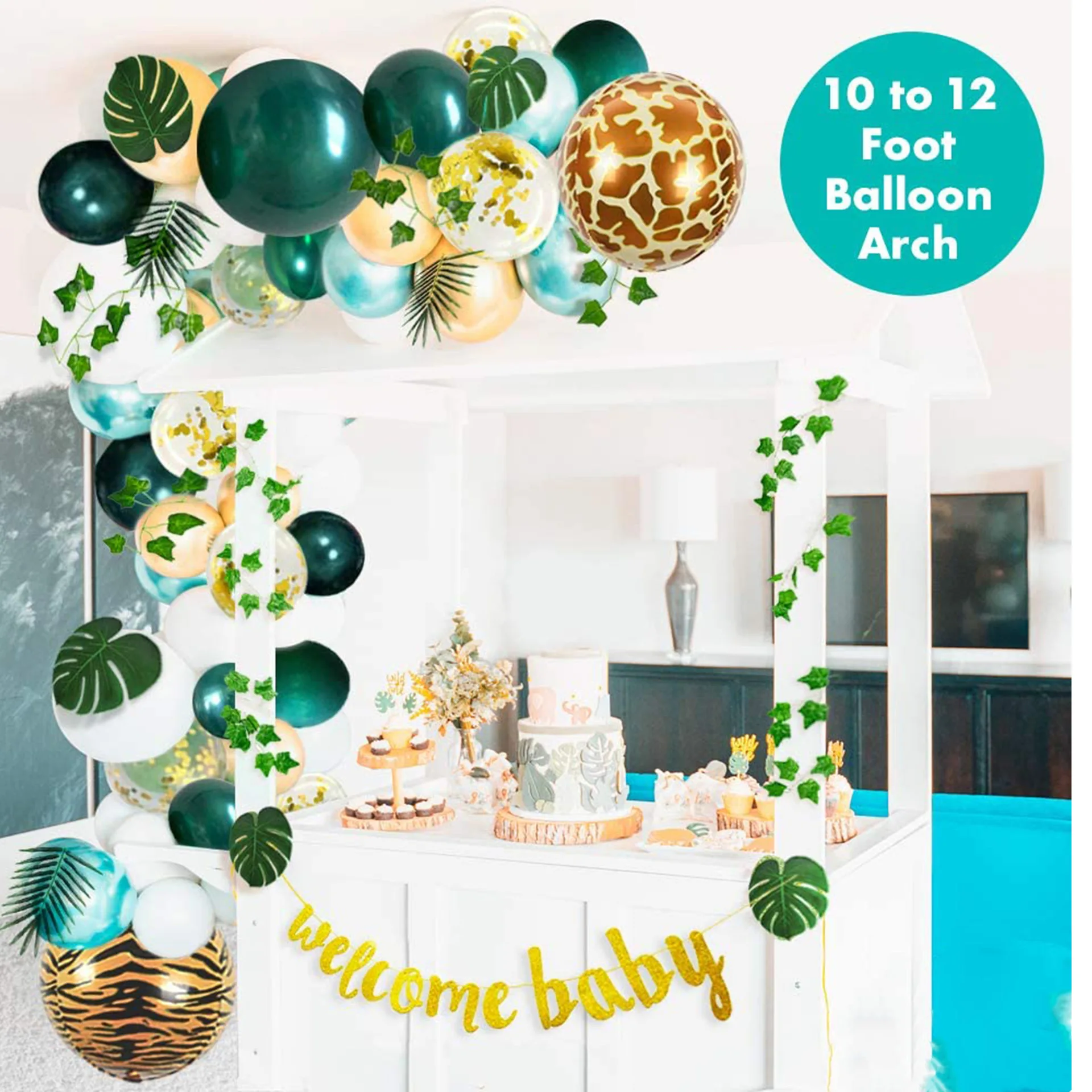 Jungle Safari Birthday Party Garland Arch Kit Animal Tattoo Latex Balloons Kids Boys Happy Birthday Decorations Baby Shower
Jungle Safari Birthday Party Garland Arch Kit Animal Tattoo Latex Balloons Kids Boys Happy Birthday Decorations Baby Shower