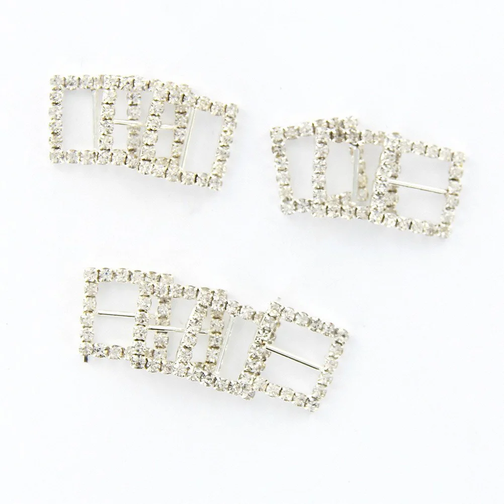 10 pcs Ribbon Buckle Useful Square Ribbon Buckle Rhinestone Ribbon Buckle for Men Student
10 pcs Ribbon Buckle Useful Square Ribbon Buckle Rhinestone Ribbon Buckle for Men Student