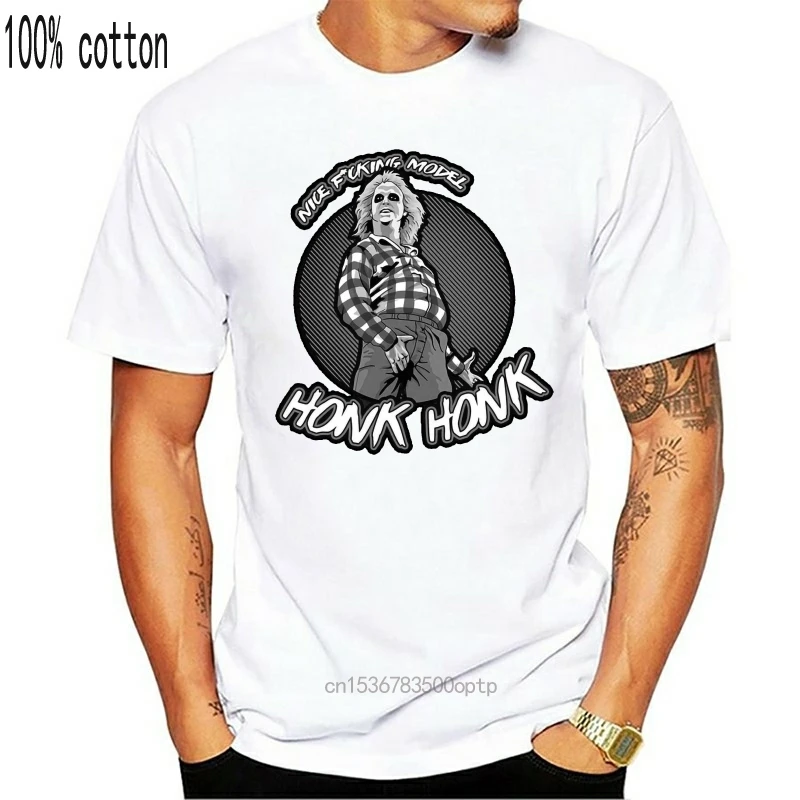 Man Clothing BEETLEJUICE T SHIRT HONK FUNNY SLOGAN CULT FILM MOVIE 1980'S CLASSIC
Man Clothing BEETLEJUICE T SHIRT HONK FUNNY SLOGAN CULT FILM MOVIE 1980'S CLASSIC