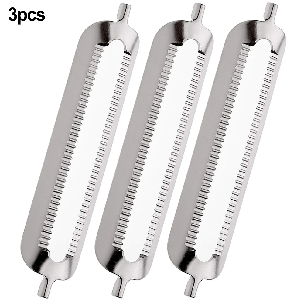 3PCS Peeling Blade Stainless Steel Vegetable Peeler Cutter Replacement Blades Multifunction Kitchen Fruit Vegetable Tools
3PCS Peeling Blade Stainless Steel Vegetable Peeler Cutter Replacement Blades Multifunction Kitchen Fruit Vegetable Tools