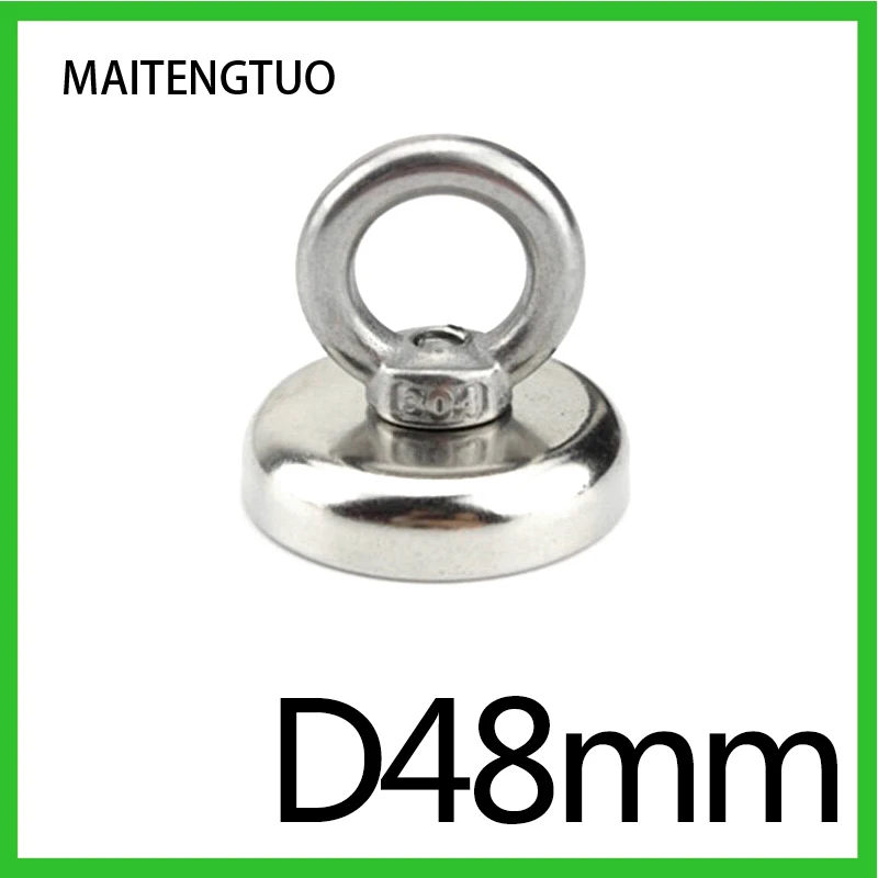 1/2/5 pcs Strong Neodymium Magnet Double side Search magnet hook super power Salvage Fishing magnetic D48MM
1/2/5 pcs Strong Neodymium Magnet Double side Search magnet hook super power Salvage Fishing magnetic D48MM