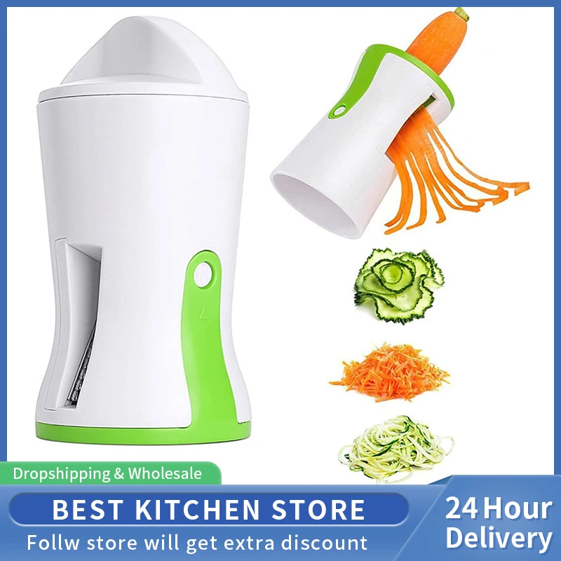 1PCS Heavy Duty Spiralizer Vegetable Slicer Vegetable Spiral Slicer Cutter Zucchini Pasta Noodle Spaghetti Maker Multifunctional
1PCS Heavy Duty Spiralizer Vegetable Slicer Vegetable Spiral Slicer Cutter Zucchini Pasta Noodle Spaghetti Maker Multifunctional