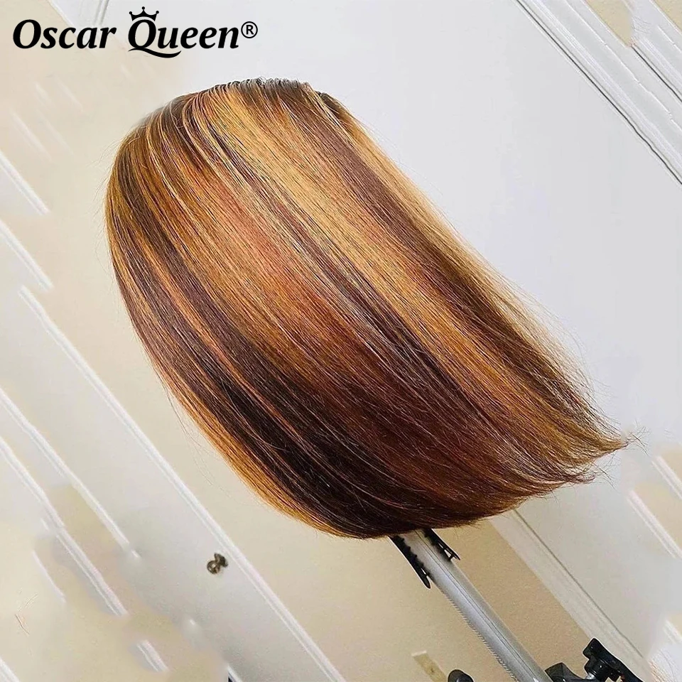 Brown Highlight HD Lace Frontal Wig Short Bob 13x4 Lace Front Human Hair Wigs For Black Women Remy Peruvian Bob Frontal Wig
Brown Highlight HD Lace Frontal Wig Short Bob 13x4 Lace Front Human Hair Wigs For Black Women Remy Peruvian Bob Frontal Wig