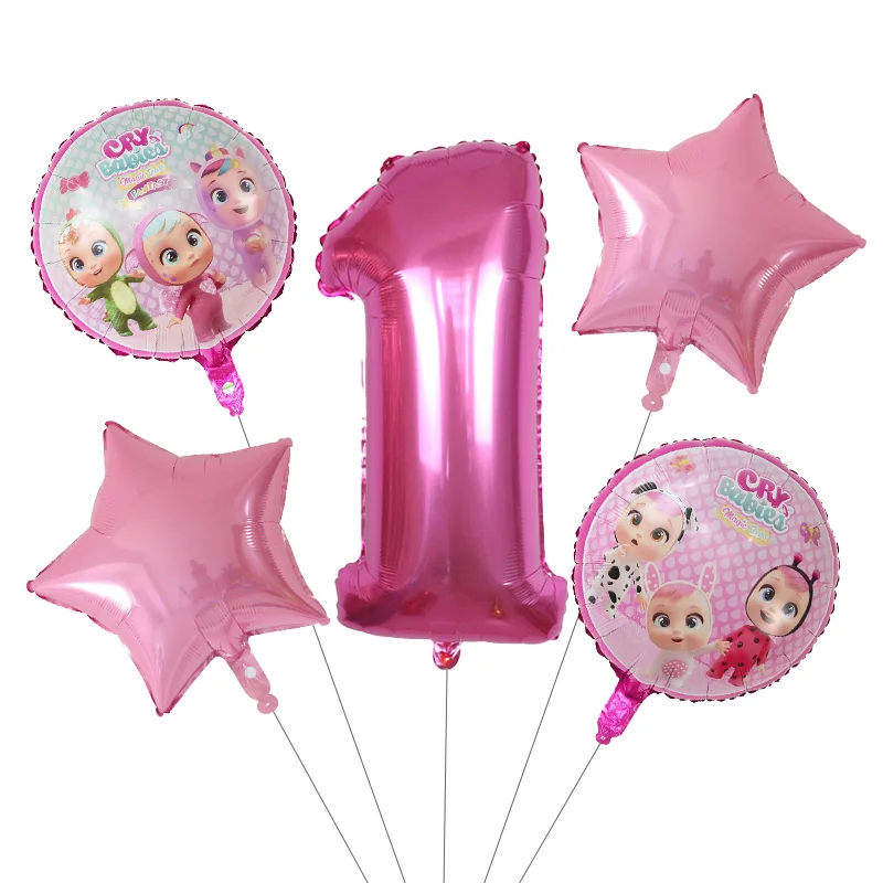 5Pcs Weeping Babies Number Balloon Set Crying Babies Digital Air Globos Girl Birthday Party Baby Shower Decorations Kid Toy Gift
5Pcs Weeping Babies Number Balloon Set Crying Babies Digital Air Globos Girl Birthday Party Baby Shower Decorations Kid Toy Gift